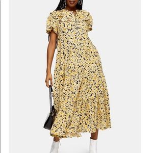 NWT Topshop Daisy Midi Dress